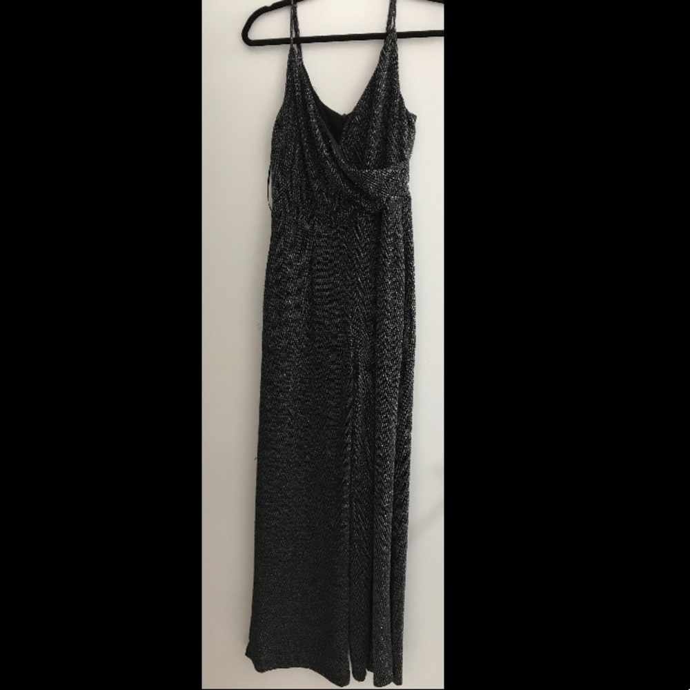 Black and Silver jumpsuit